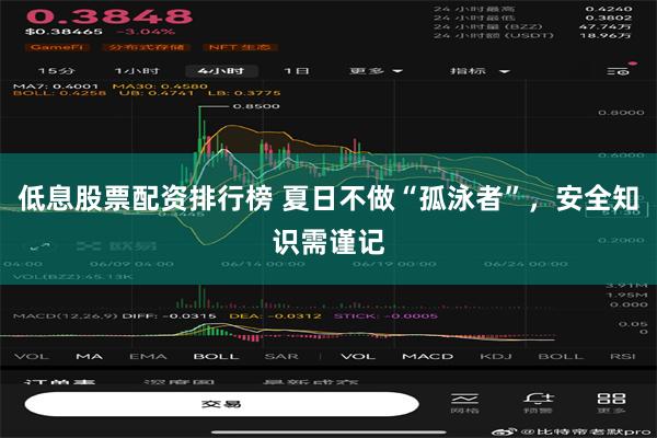 低息股票配资排行榜 夏日不做“孤泳者”，安全知识需谨记